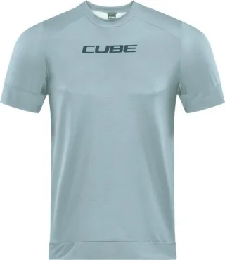 Cube ATX Rundhalstrikot Kurzarm grey S