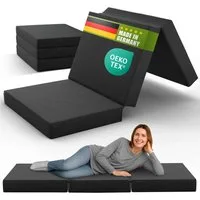 Klappmatratze Luxus Faltmatratze, klappbare Gästematratze, faltbare Matratze, shogazi ®, 12 cm hoch, (1-tlg), MADE IN GERMANY, Direkt vom Hersteller, Testsieger 1,1
