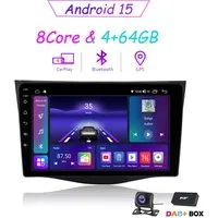 A-Sure 8Core 4+64G Android 15 GPS CarPlay Bluetooth Für Toyota RAV4 2006-2012 Autoradio (Digitalradio (DAB), FM, AM, 1280*800 IPS Screen/8-Core CPU)