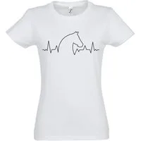 Youth Designz T-Shirt Pferd Heartbeat Damen Shirt mit trendigem Frontprint