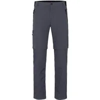 Bergson Outdoorhose ARRESÖ COMFORT Zipp Off Herren Wanderhose, leicht, strapazierfähig, Normalgrößen, grau/blau