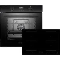 ASET7008800I, Backofen-Set schwarz