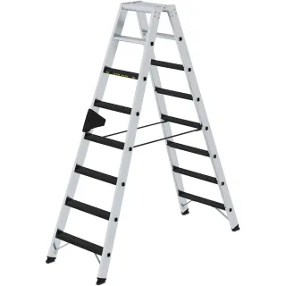 Munk Stufen-Stehleiter 250 kg beidseitig begehbar mit clip-step R13 - 043808