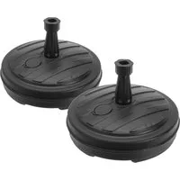 Progarden Kunststoffschirmständer Ø 19-32 mm 13 Liter Klein 2 Tlg. Set, für Stöcke bis Ø 32 mm, Set, 2 tlg., Packung