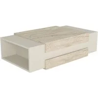 moebel17 Couchtisch Couchtisch Nora Beige Granit Optik / 3-2-1