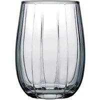 Pasabahce Gläser-Set Linka 420405 3er Set Dunkle Gläser Wasserglas 380ml Grau, 3-tlg.