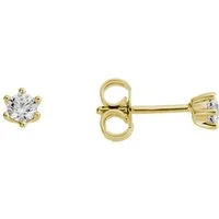 Firetti Paar Ohrstecker Schmuck Geschenk Gold 333 Ohrschmuck Ohrringe Solitär Lab Grown, mit Brillanten