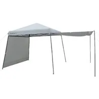 COSTWAY Faltpavillon Pop Up Pavillon, mit 2 Seitenteilen, mit Seitenwänden & Markisen