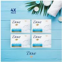 DOVE Gesichtsseife Dove Seifenstück Gentle - feuchtigkeitsspendend und erfrischend, 4-tlg., Dove Seifen feuchte und weiche Haut den ganzen Tag
