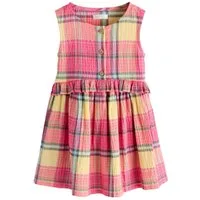 Next Vokuhila-Kleid Ärmelloses Kleid mit Schößchen (1-tlg)