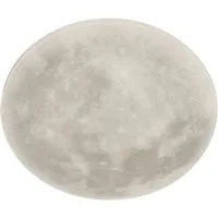 TRIO Leuchten LED Deckenleuchte Lunar, Dimmfunktion, Nachtlichtfunktion, Timerfunktion, LED fest integriert, Warmweiß, "Mondleuchte" Fernbedienung,integrierter Dimmer,Nachtlicht