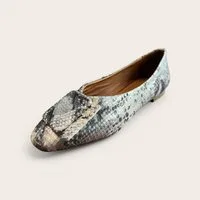 Begoria Begoria Snake - Exquisite Leder-Ballerinas mit Schlangenmuster Ballerina