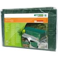 Windhager Schutzplane Medium, Abdeckplane für Draußen (1-St), Holz-, Allzweckplane, Grammatur 100g/m², 3 x 5 m