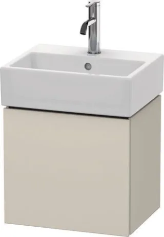 Duravit L-Cube Waschtischunterbau wandhängend Taupe Supermatt 434x341x400 mm - LC6245R8383 LC6245R8383