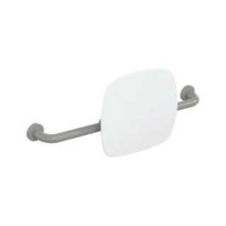 Hewi 801 Rückenstütze 801.51.916195 Wandabstand 150mm, Lehne signalweiß, felsgrau