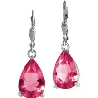 SilberDream Paar Ohrhänger SilberDream Ohrringe Damen-Schmuck 925er (Ohrhänger), Damen Ohrhänger Träne aus 925 Sterling Silber, Farbe: silber, rosa