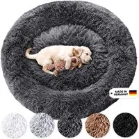 Wahre Tierliebe Tierbett - Flauschiges Hundebett Fluffy Wolke, Deutschlands Original, 100% Polyester, Made in Germany, Verschiedene Größen und Farben, waschbarer Bezug