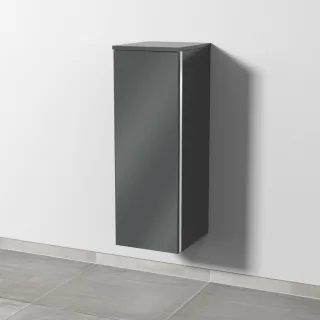 Sanipa 3way Mittelschrank mit 1 Tür, Anthrazit-Glanz, BS11879 BS11879