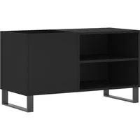 vidaXL Lowboard Plattenschrank Schwarz 85x38x48 cm Holzwerkstoff (1 St)