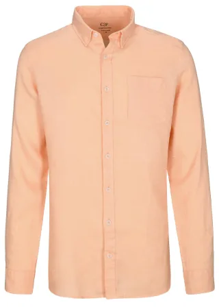 COMMANDER Finest Clothing - Hemd, 1/1 Arm peach - Gr. - S