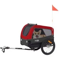 TIGGO Fahrradhundeanhänger Tiggo VS Medium Hundeanhänger Fahrradanhänger für Hunden bis 23kg