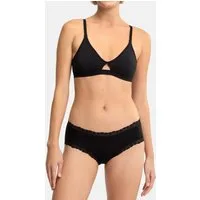 Speidel Hüftslip Young Basic (2er Pack) bequem, weich, feminin, elastisch, mit Spitze, Baumwollmix