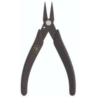 Xuron 485AS Xuro-Grip Flachzange mit ESD gerechten Griffen schwarz/schwarz