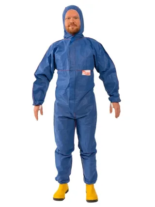 Schutzanzug | 3S | Multi Tec blau / weiß | EN 1149-5 | SMMS Vlies | Schutz gegen Sprühnebel, Partikel und Stäube | atmungsaktiv | hoher Tragekomfort