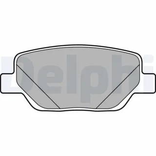 Delphi Bremsbel?ge hinten Fiat Tipo 356