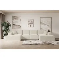 ALTDECOR Wohnlandschaft SIERRA-U, Sofa Praktische Bequeme Funktionsecke Couch U-Form Eckcouch, Corner Sofa U-Form Vielseitige Sofa Wohnlandschaft Wohnzimmer