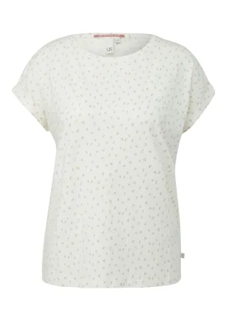 qs - T-Shirt creme - Gr. - XL