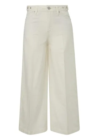s.Oliver Red Label - Weit geschnittene Culotte Jeans mit hoher Taille beige - Gr. - 46