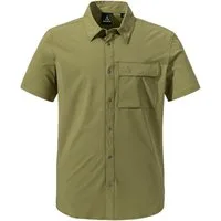 Schöffel Outdoorhemd Hiking Shirt Style Dooser mit gesticktem Markenlogo auf Brust