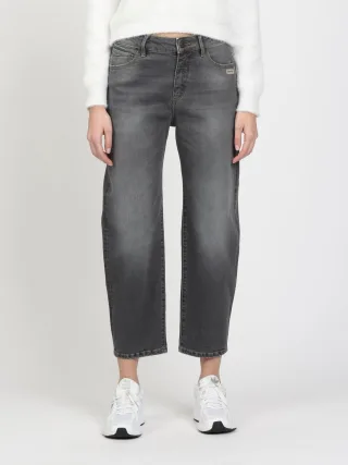 GANG Damen Jeans 94IDA - o-shape fit Jeans worn midgrey