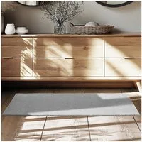 tectake Teppich Kurzflorteppich mit flauschiger Oberfläche, allergikerfreundlich, Rechteck, Höhe: 1,50 mm, strapazierfähig, pflegeleicht, waschbar, rutschfeste Unterseite