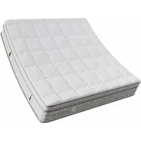 Taschenfederkernmatratze, Flieks, 25 cm hoch, 7-Zonen Federkernmatratze 140x200cm, ergonomisch, Härtegrad H3