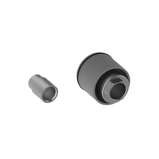 Keuco Edition 400 Verlängerungsset 59916000071 25mm, Einbautiefe 100-125mm, für Unterputz Waschtischarmatur (2-Loch)