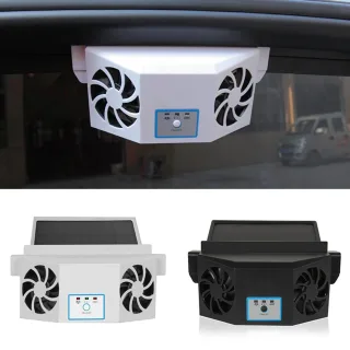 Solar-Powered Car Ventilation Fan Air Circulation Fan Solar Charging Ventilation Fan Auto Cooling Fan Air Exhaust Radiat