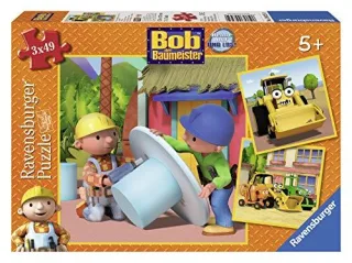 Ravensburger 09325 - Bob und Baggi bei der Arbeit (3 x 49 Teile)