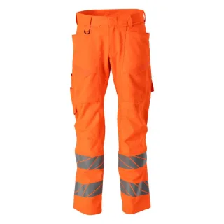 MASCOT Herren Hose mit Knietaschen ACCELERATE SAFE Hi-vis Orange 64 - 24579-236-14-82C64