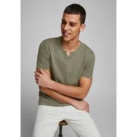 Jack & Jones T-Shirt SPLIT NECK TEE mit V-Ausschnitt