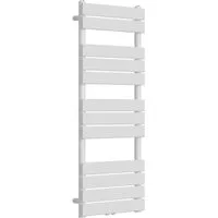 neu.haus Badheizkörper, »Voss« Handtuchheizkörper mit Lamellen 120x50cm Weiß