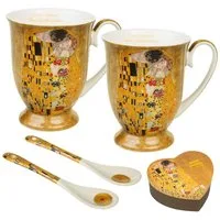 Queen Isabell Becher, Kaffeebecher mit Löffel für Zwei Personen 250 ml