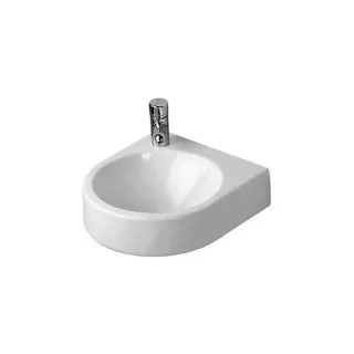 Duravit Architec Handwaschbecken 0766350000 weiss, ohne Überlauf, Hahnlochvorstich