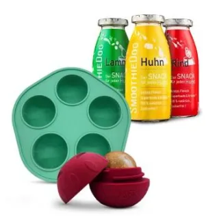 SmoothieDog Klassik 3x 250 ml + Schleckball