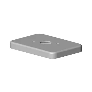 Dornbracht Rosette für Wandanschlussbogen Ersatzteile 092771002 55 x 78 x 8 mm Chrom 092771002-00