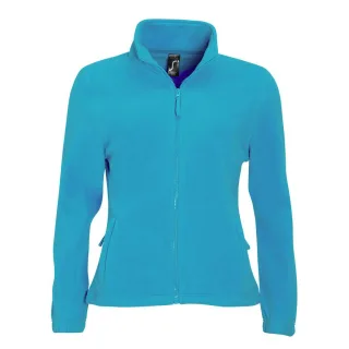 SOLS Womens/Ladies North Full Zip Fleece Jacke (Aqua)