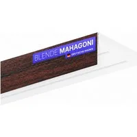 Bestlivings Gardinenschiene Blende für eine saubere Fensteroptik, geklemmt, Kunststoff, viele Farben & Holzoptiken, 5cm hoch, robust und flexibel, kürzbar