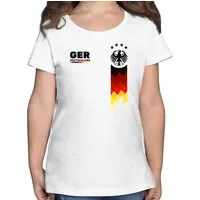 Shirtracer T-Shirt Deutschland Trikot, GER Fanartikel mit Deutschland Flagge 2026 Fussball WM Fanartikel