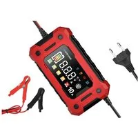 LTC Batterieladegerät für AGM LiFePO4-Batterien Autobatterie-Ladegerät (3,3-14,7V, 10A, AGM/GEL/LiFePO4, Automatikbetrieb, LXPOE10)